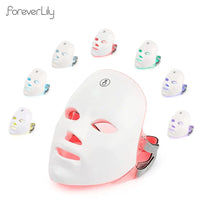 7 Colors LED Facial Mask Red Light Photon Therapy Anti Wrinkle Firming Skin Brightening Acne Treatment Skin Care Face LED Mask